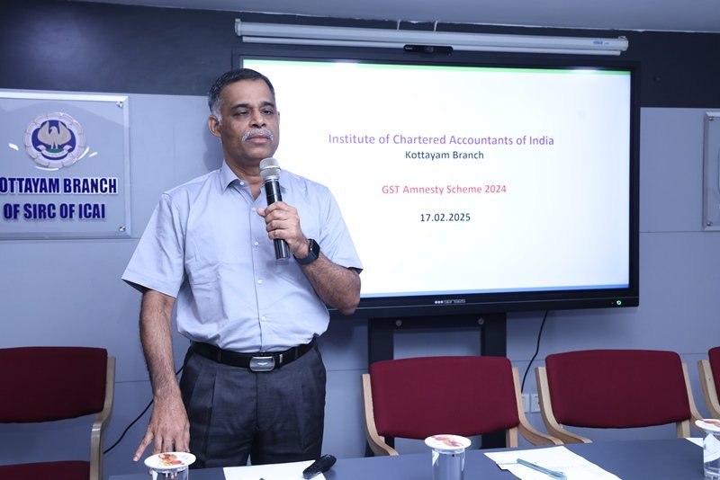 17.02.2025 - CPE Seminar on “All about GST Amnesty Scheme”- CA.M P Tony