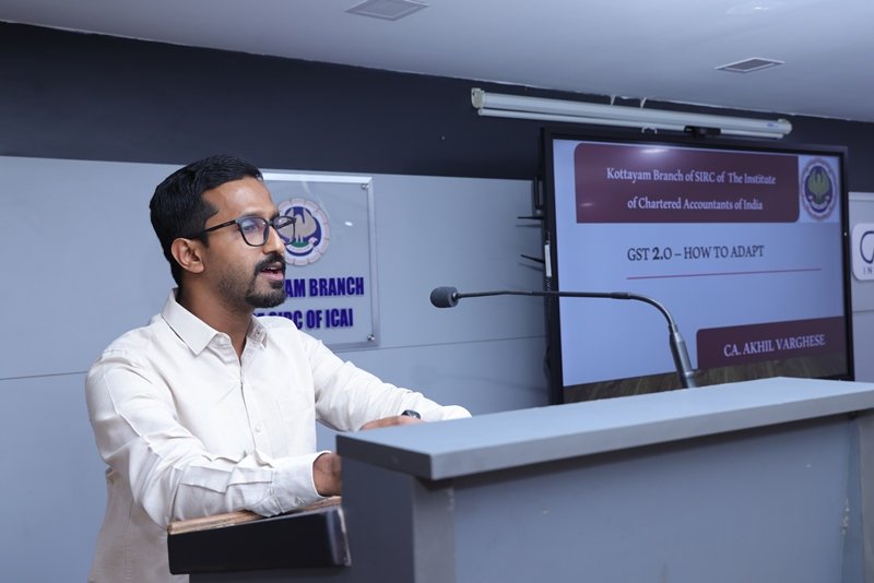 19/09/2025: CPE Seminar on GST Changes - How to Adapt - CA. Akhil Varghese