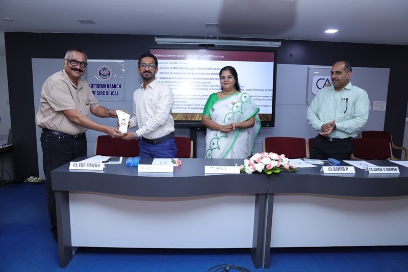 19/09/2025: CPE Seminar on GST Changes - How to Adapt - CA. Akhil Varghese