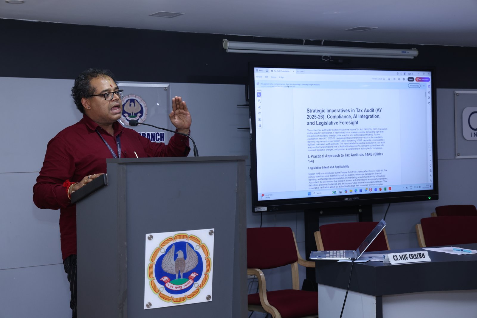 10.10.2025 – CPE Seminar on Global Ethics Day & Tax Audit