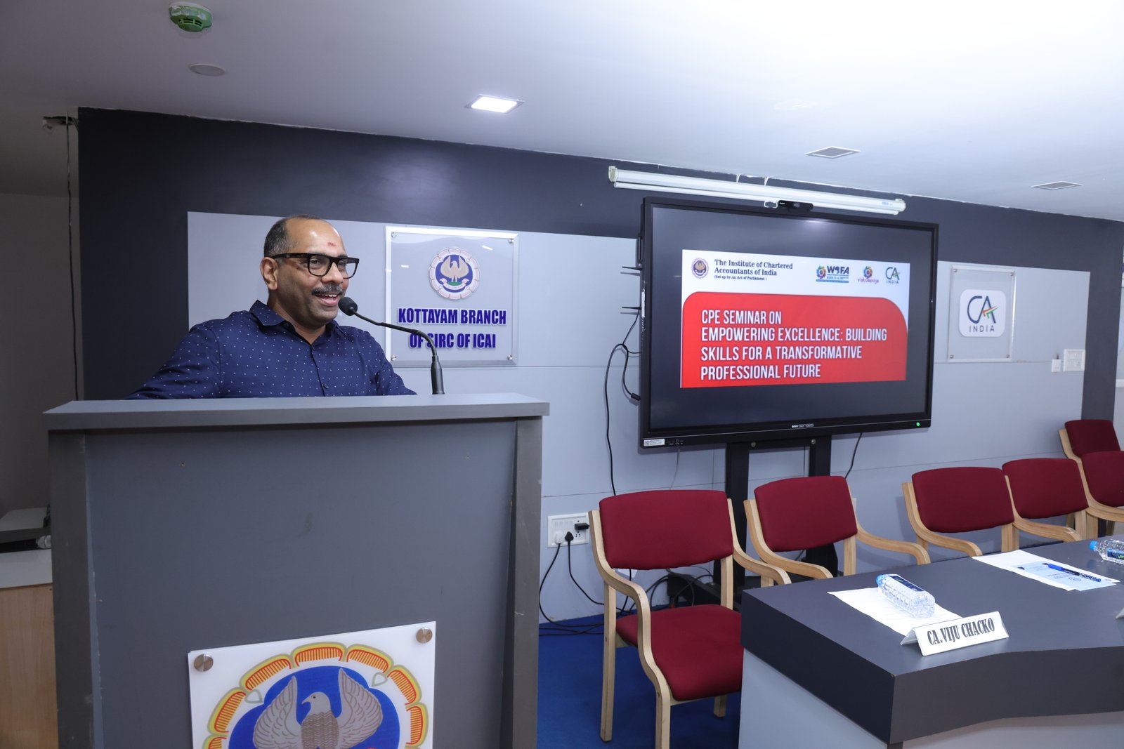 CPE Seminar on 'Empowering Excellence: Building Skills for a Transformative Professional Future - CA.Rajesh P