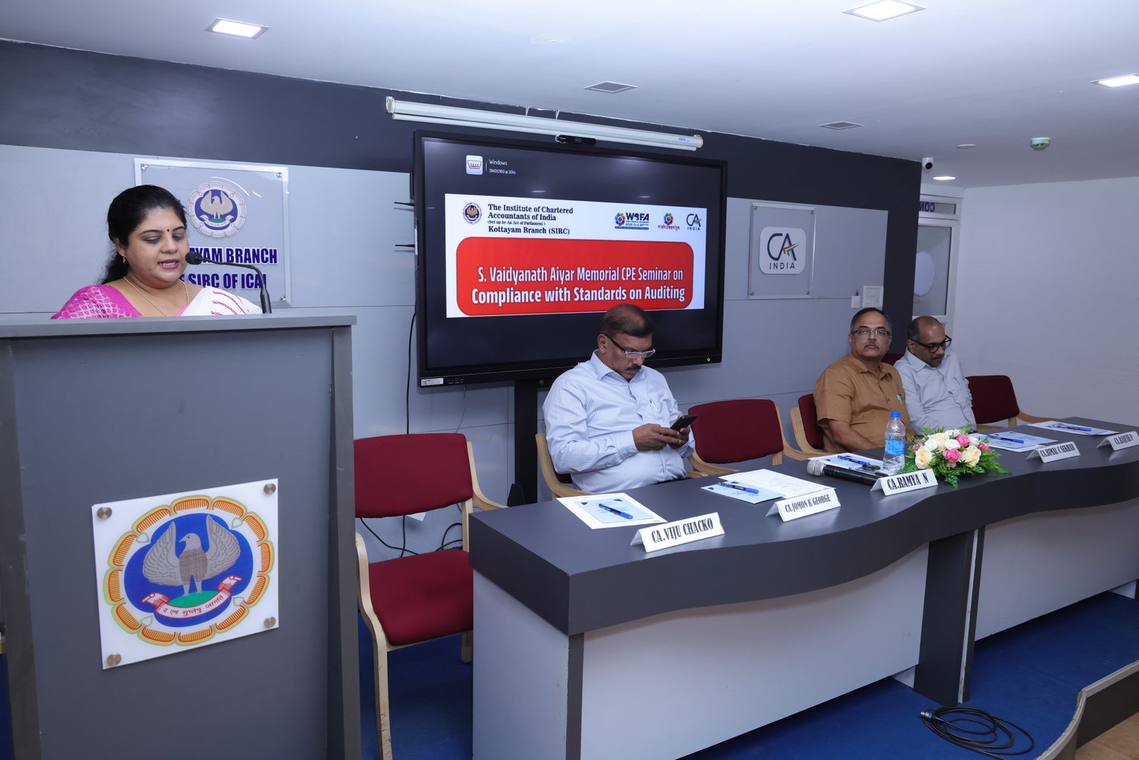 S.Vaidyanath Aiyar Memorial CPE Seminar on Compliance with Standards on Auditing 